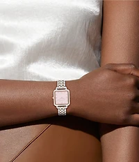 COACH Women's Cass Quartz Analog Stainless Steel Bracelet Watch