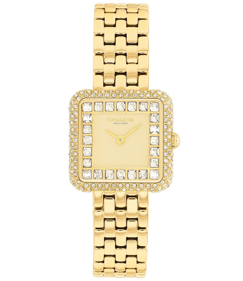 COACH Women's Cass Quartz Analog Stainless Steel Bracelet Watch