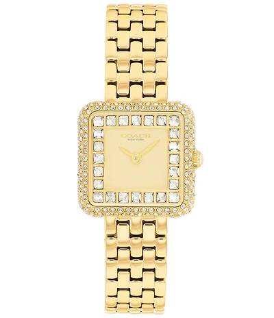 COACH Women's Cass Quartz Analog Stainless Steel Bracelet Watch