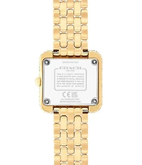 COACH Women's Cass Quartz Analog Stainless Steel Bracelet Watch