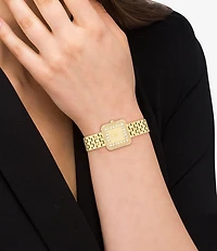 COACH Women's Cass Quartz Analog Stainless Steel Bracelet Watch