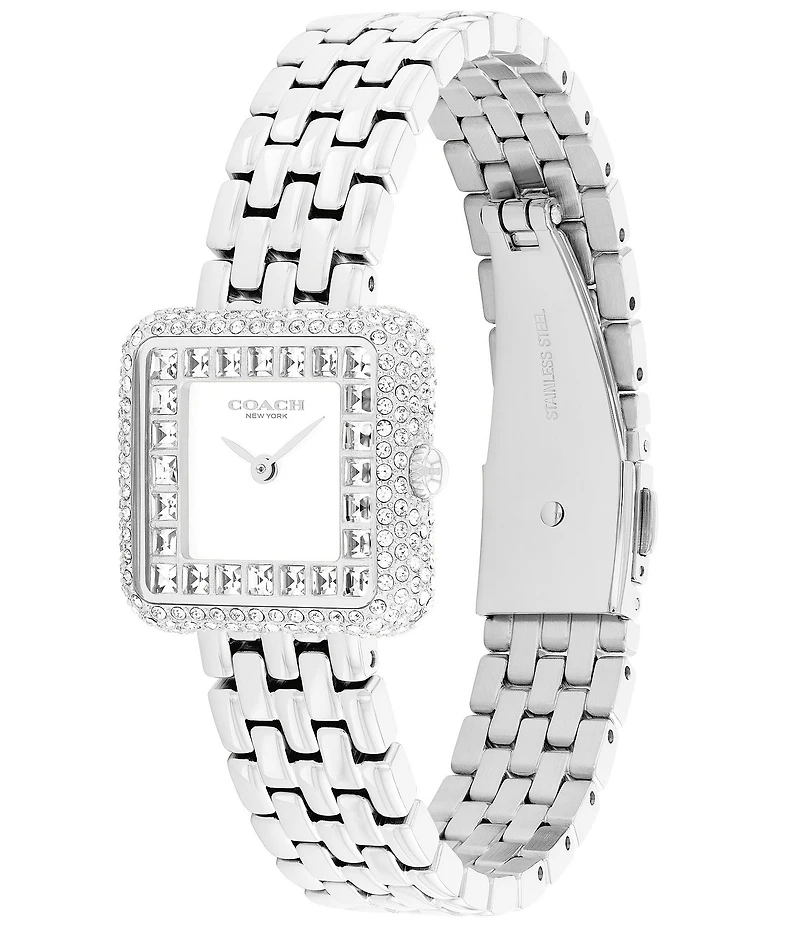 COACH Women's Cass Quartz Analog Stainless Steel Bracelet Watch