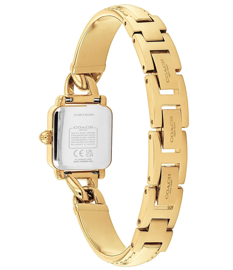 COACH Women's Cass 18mm Quartz Analog Stainless Steel Bracelet Watch