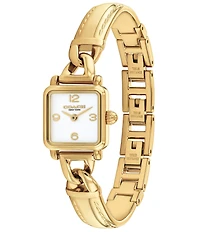COACH Women's Cass 18mm Quartz Analog Stainless Steel Bracelet Watch