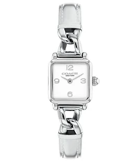 COACH Women's Cass 18mm Quartz Analog Stainless Steel Bracelet Watch