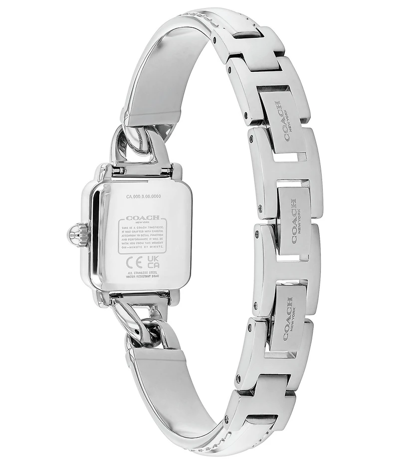 COACH Women's Cass 18mm Quartz Analog Stainless Steel Bracelet Watch