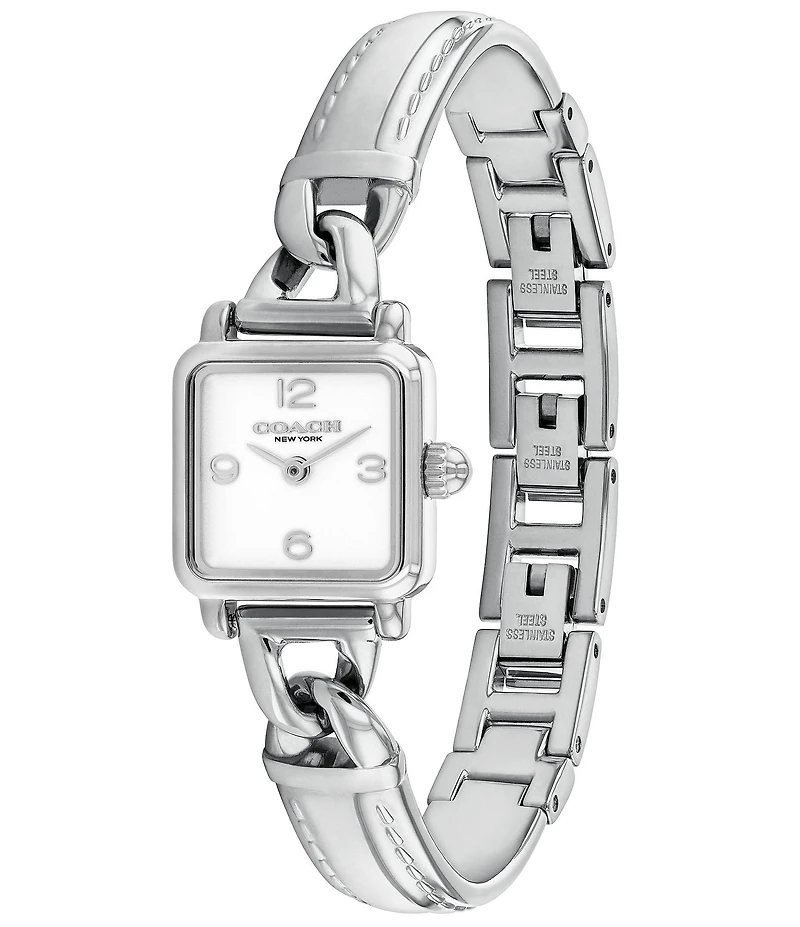COACH Women's Cass 18mm Quartz Analog Stainless Steel Bracelet Watch