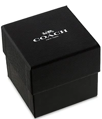 COACH Women's Elliot Quartz Analog Gold Tone Stainless Steel Mesh Bracelet Watch
