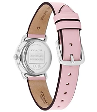 COACH Women's Elliot Quartz Analog Leather Strap Watch