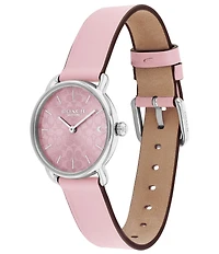 COACH Women's Elliot Quartz Analog Leather Strap Watch