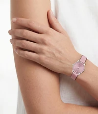 COACH Women's Elliot Quartz Analog Leather Strap Watch