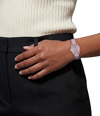 COACH Women's Elliot Quartz Analog Leather Strap Watch