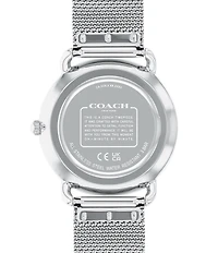 COACH Women's Elliot Quartz Analog Mesh Bracelet Watch