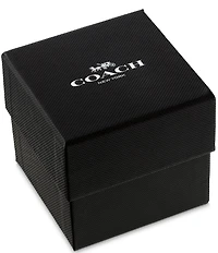 COACH Women's Elliot Quartz Analog Stainless Steel Glitter Dial Bracelet Watch