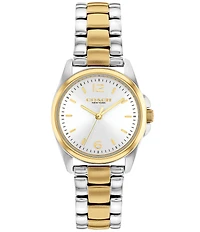 COACH Women's Greyson Two Tone Bracelet Watch