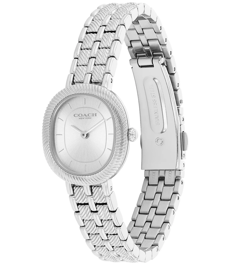 COACH Women's Harlow Quartz Analog Stainless Steel Bracelet Watch