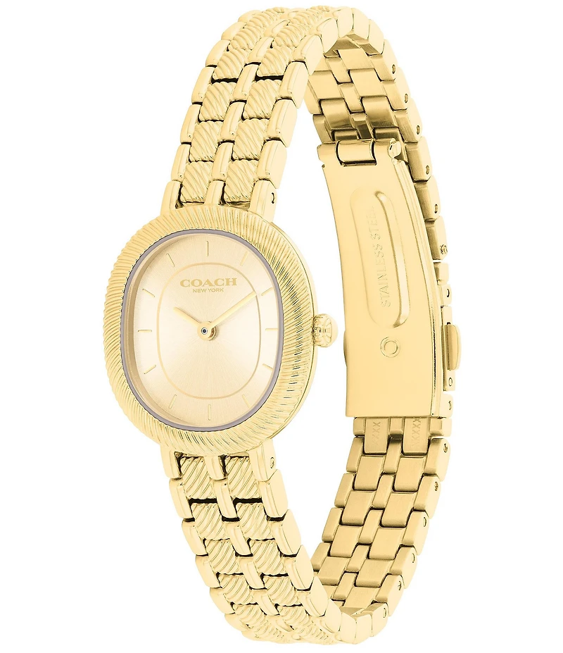 COACH Women's Harlow Quartz Analog Stainless Steel Bracelet Watch