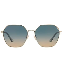 COACH Women's Hc7132 58mm Gradient Sunglasses