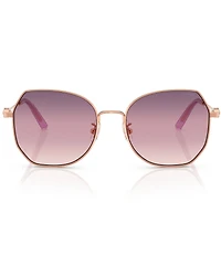 COACH Women's HC7175 CAD79 56mm Geometric Sunglasses