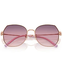 COACH Women's HC7175 CAD79 56mm Geometric Sunglasses