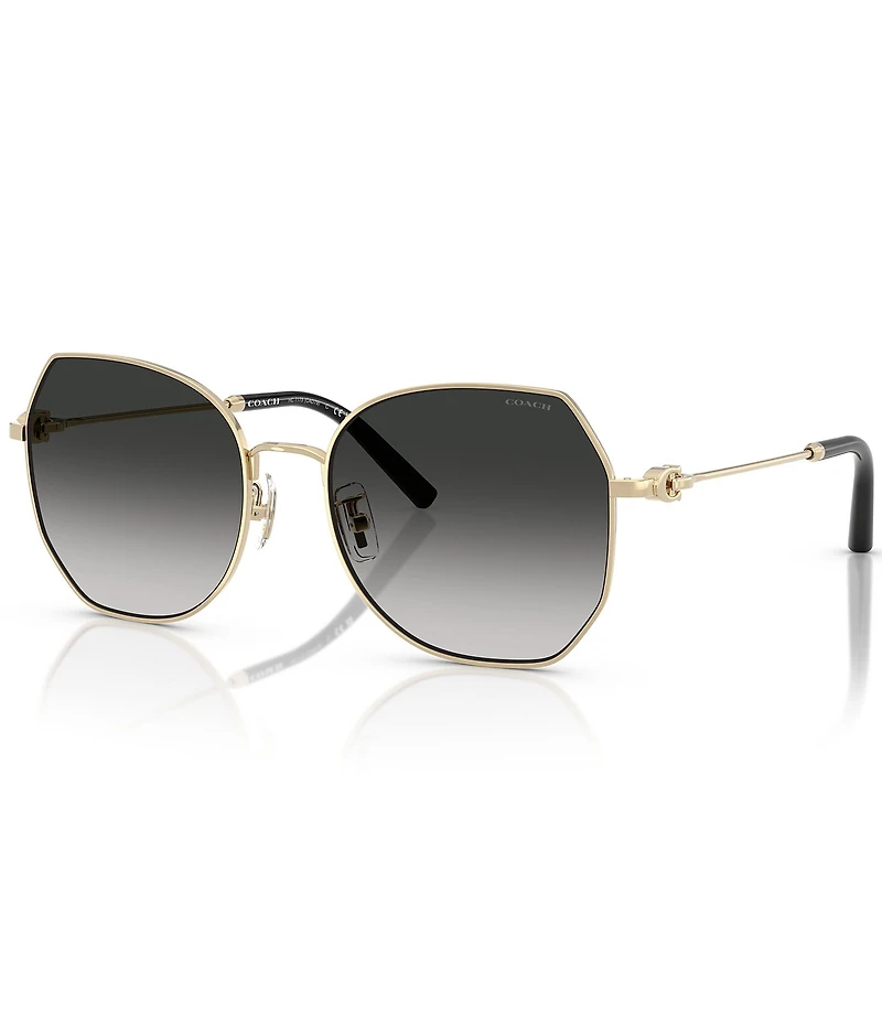 COACH Women's HC7175 CAD79 56mm Geometric Sunglasses
