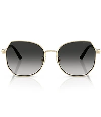 COACH Women's HC7175 CAD79 56mm Geometric Sunglasses