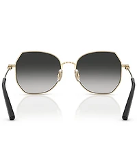 COACH Women's HC7175 CAD79 56mm Geometric Sunglasses