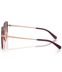 COACH Women's HC7184D 56mm Square Sunglasses