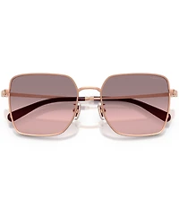 COACH Women's HC7184D 56mm Square Sunglasses