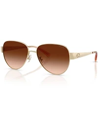 COACH Women's HC7186 57mm Pilot Sunglasses