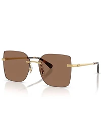 COACH Women's HC7193D 57mm Square Sunglasses