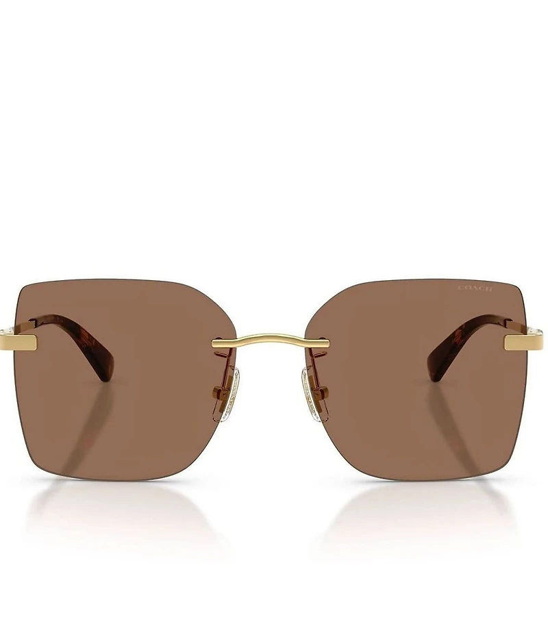 COACH Women's HC7193D 57mm Square Sunglasses