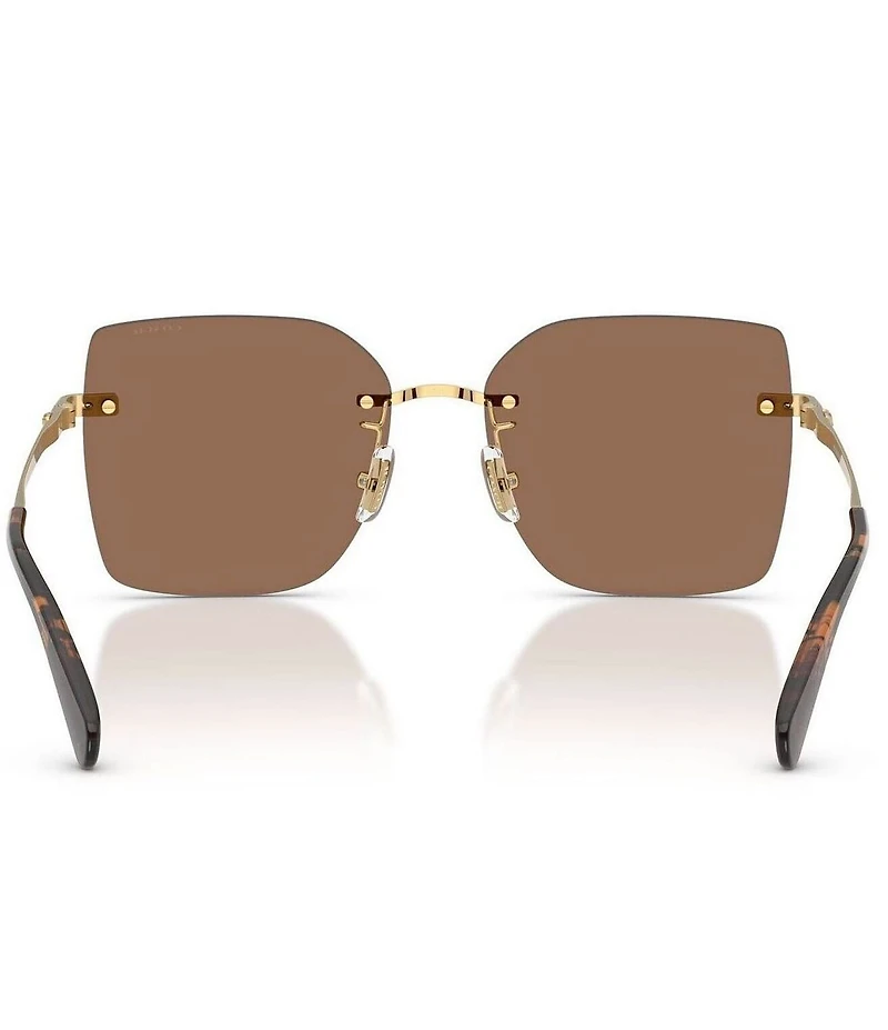COACH Women's HC7193D 57mm Square Sunglasses