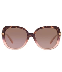 COACH Women's Hc8320 Bonnie Cash 55mm Square Sunglasses
