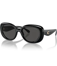 COACH Women's HC8391U 53mm Round Sunglasses