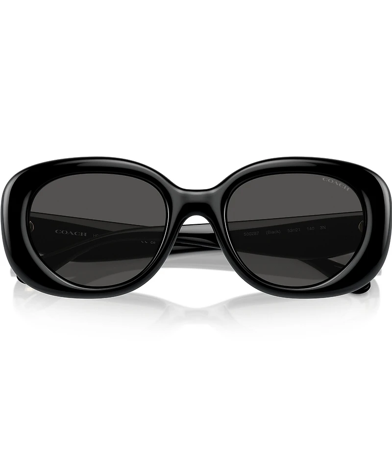 COACH Women's HC8391U 53mm Round Sunglasses