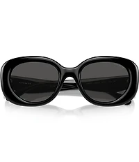 COACH Women's HC8391U 53mm Round Sunglasses