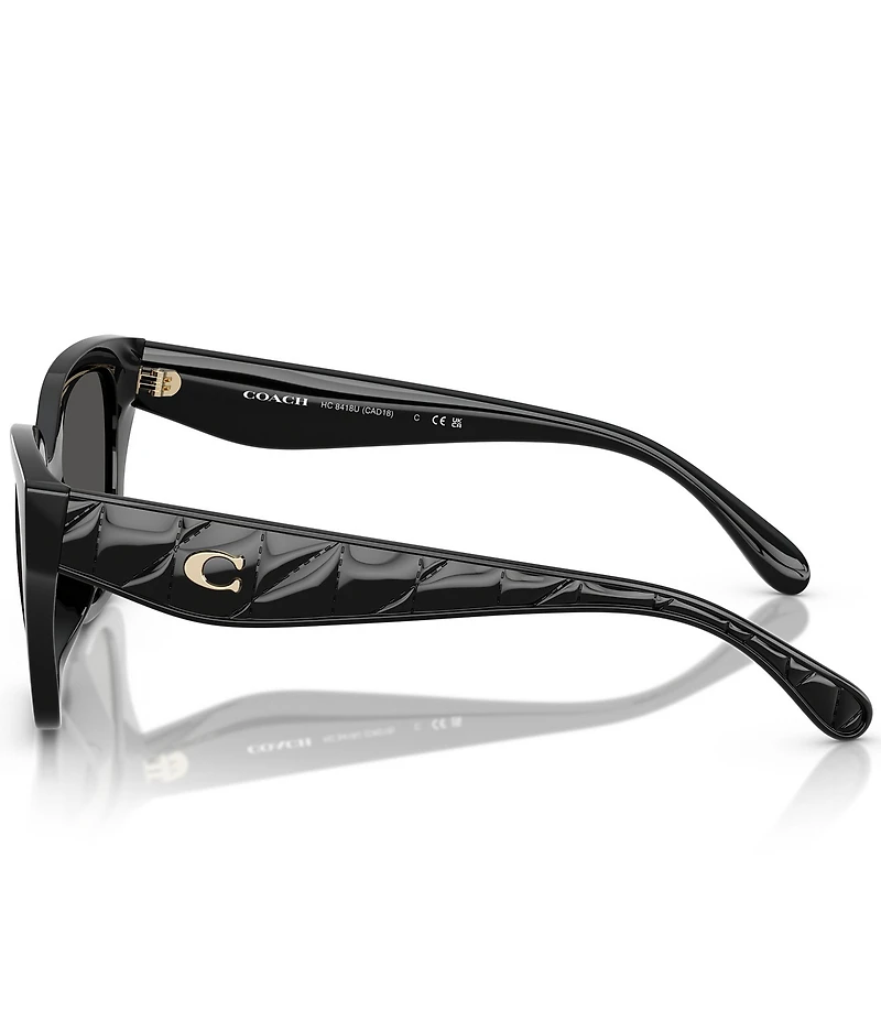 COACH Women's HC8418U 53mm Butterfly Sunglasses