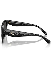 COACH Women's HC8418U 53mm Butterfly Sunglasses
