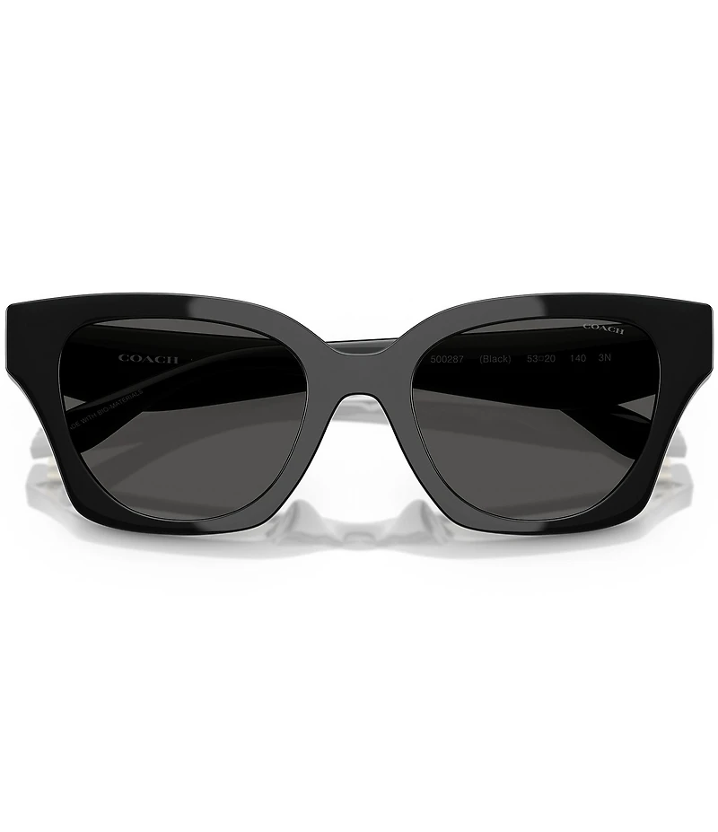 COACH Women's HC8418U 53mm Butterfly Sunglasses