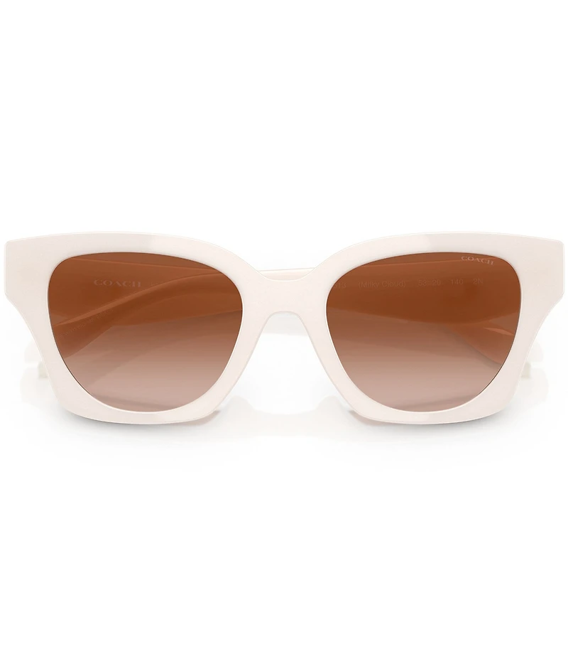 COACH Women's HC8418U 53mm Butterfly Sunglasses