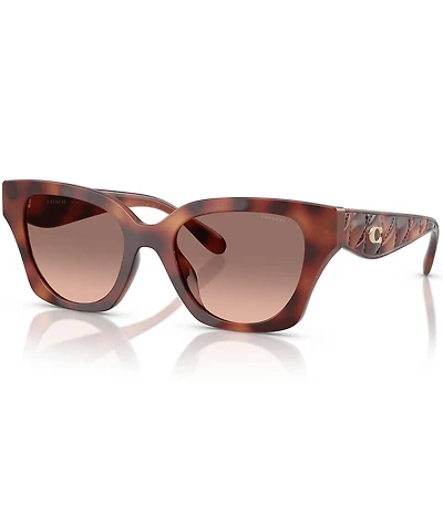 COACH Women's HC8418U 53mm Butterfly Sunglasses