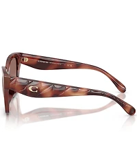 COACH Women's HC8418U 53mm Butterfly Sunglasses