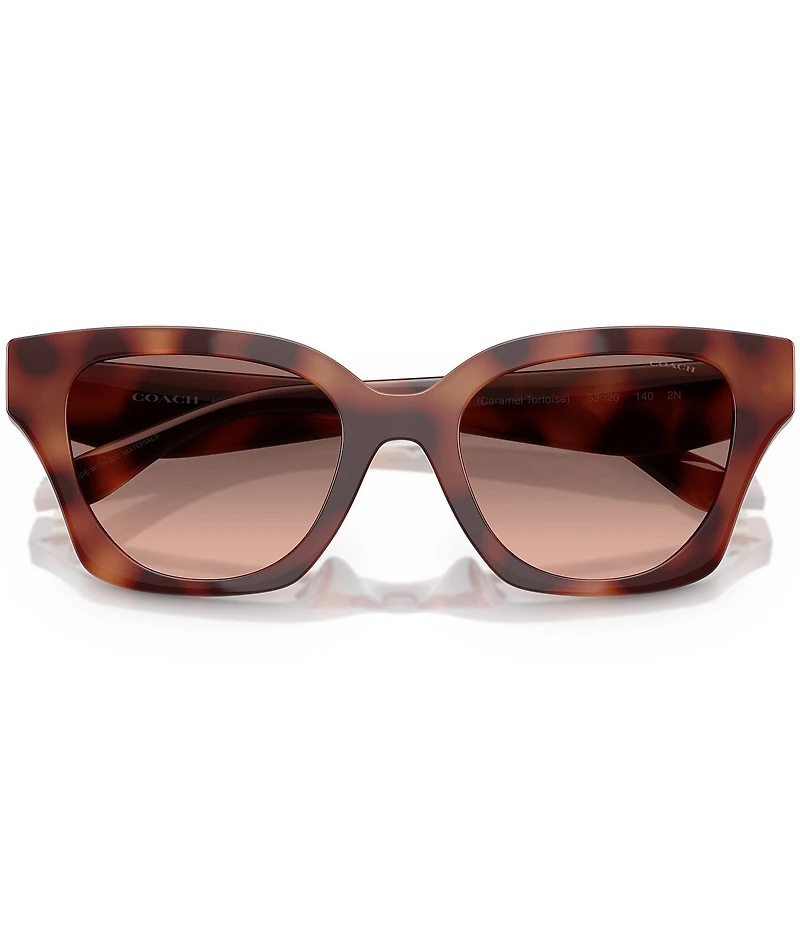 COACH Women's HC8418U 53mm Butterfly Sunglasses