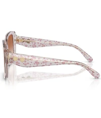 COACH Women's HC8424U 54mm Retro Square Sunglasses