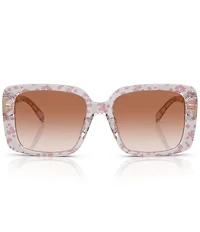 COACH Women's HC8424U 54mm Retro Square Sunglasses