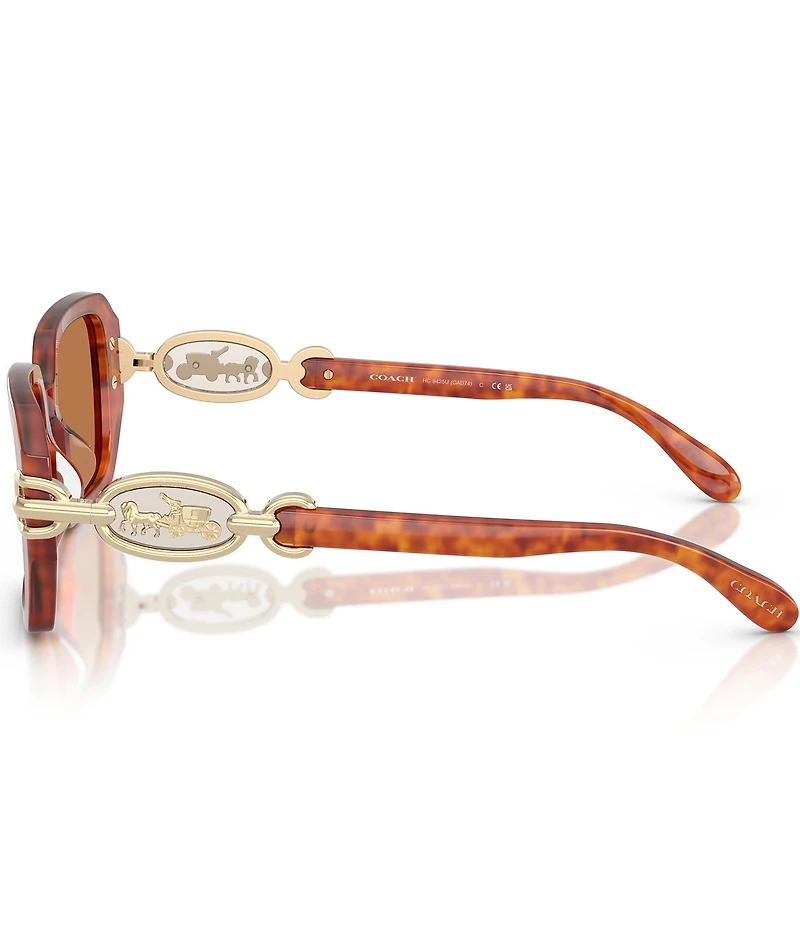 COACH Women's HC8425U 52mm Rectangle Sunglasses