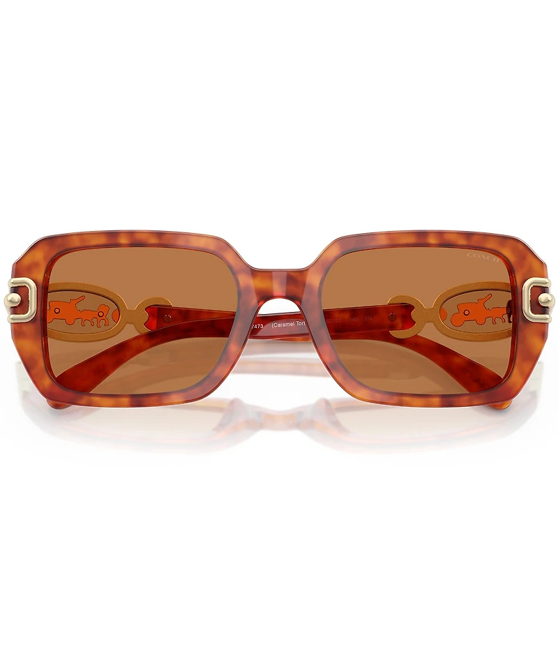COACH Women's HC8425U 52mm Rectangle Sunglasses