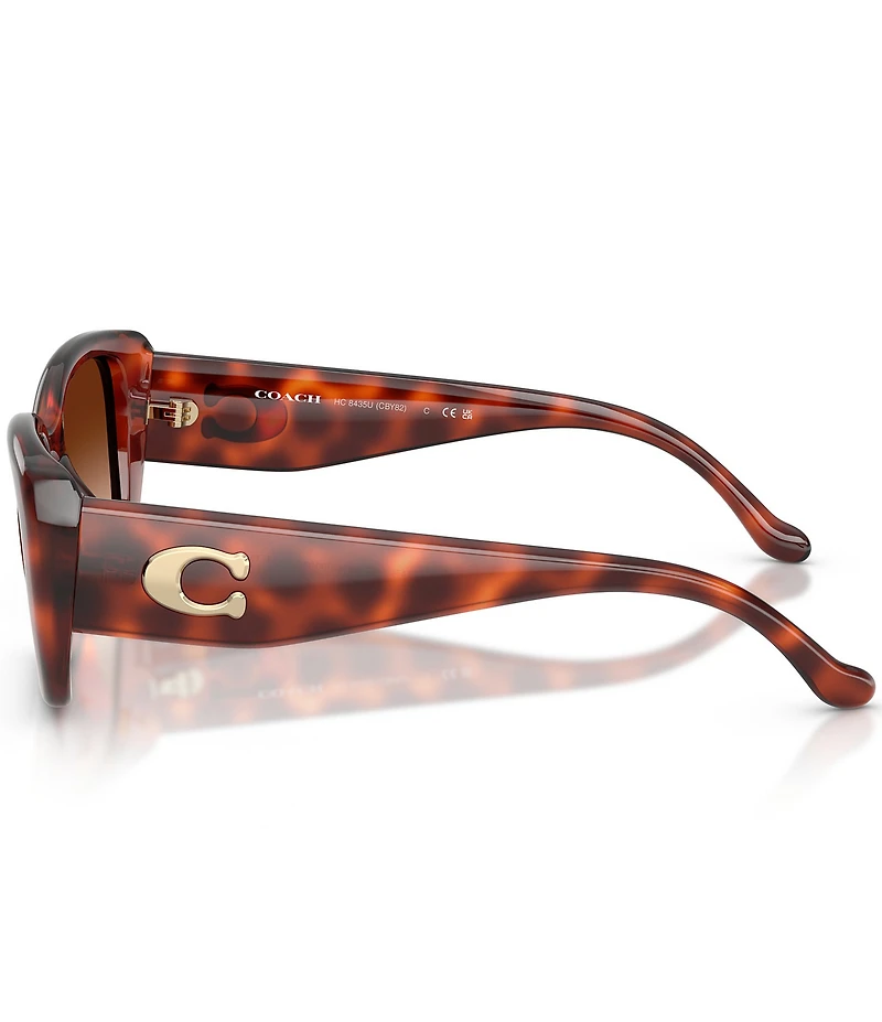 COACH Women's HC8435U 54mm Rectangle Sunglasses