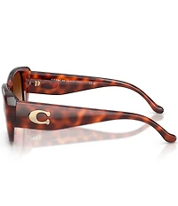 COACH Women's HC8435U 54mm Rectangle Sunglasses